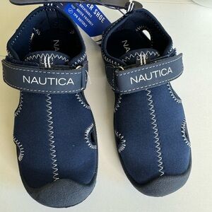Boy’s Nautica Kettle Gulf Water Shoe Navy Blue Size 9